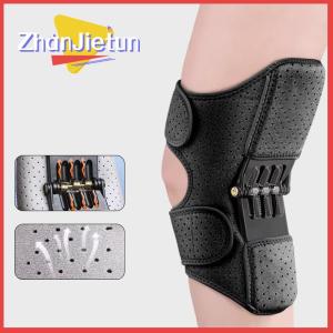 zhanjietun Powerful Rebound Springs Knee Assistive Device Non-Slip Breathable Knee Booster Adjustable Spring Stabilizer Brace Joint Support