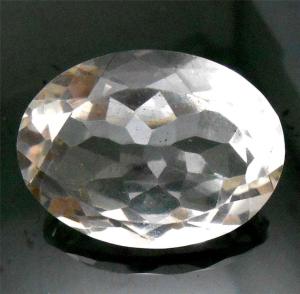Natural White Brazil Quartz 23.45 Cts. Oval Cut Eye Clean Grade AAA+ Loose Gemstone