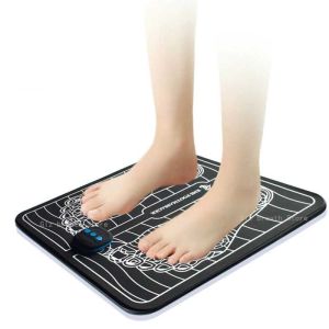 Alat Pijat Refleksi Telapak Kaki Elektrik / Pemijat Kaki Elektrik USB Rechargeable Pulse EMS Mat - EMS15