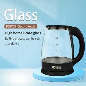 BSBOSS Stainless Steel 304 1.8L Electric Kettle Ketel Teko Jug Cerek Elektrik Tea Maker Hot Water Pemanas air panas