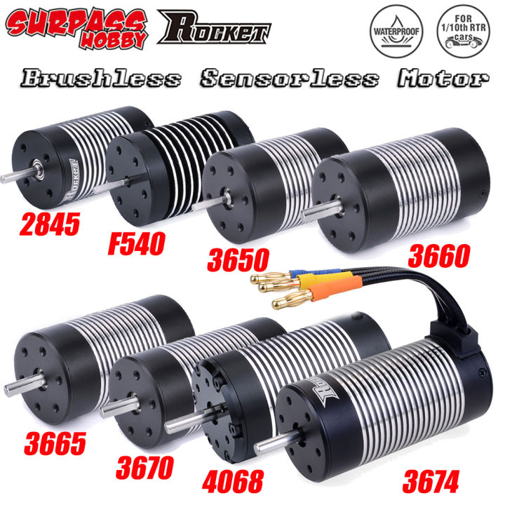 Rocket Waterproof F540 2845 3650 3660 3665 3670 3674 4068 Brushless ...