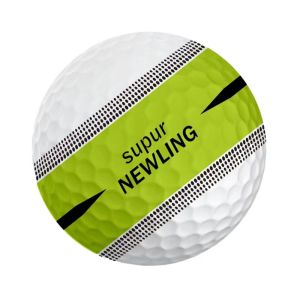WU552 360 ° Aiming Golf Balls Three Layer Sky Blue Golf Three Layer Ball Long Distance Purple Super Long Distance Golf Ball Professional Competition