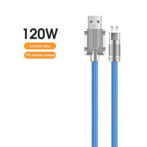 Kabel Micro USB 6A 120W Fast Charging Super Viral Kabel Charger Gaming Cable Kabel Data