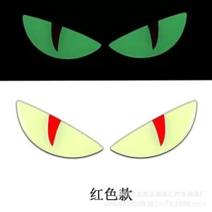 Motorcycle and Decorative Sticker Luminous Devil Eye Decal Universal Fit for Motorbike and Car