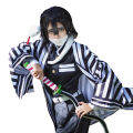 Obanai Costume Anime Demon Slayer Cosplay Tanjirou Kimetsu No Yaiba Kochou Clothes. 