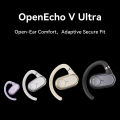 Amgras OpenEchoⅤ Ultra Air Conduction earphone bluetooth wireless earbuds gaming Spatial Audio adjustable ear stem 120°. 
