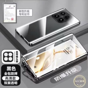 Case For Xiaomi 17T Pro 360 Full Case Double Sided Adsorption Metal Capa Tempering Glass Protect Cover