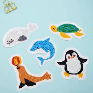 1เซ็ต5D DIY เพชรจิตรกรรมเด็ก DIY ลูกปัดเหนียวชุด/เพชรสติ๊กเกอร์/สร้างสรรค์ชุดของขวัญ /Diy หัตถกรรม/ถ้วยตกแต่ง/ของเล่นสำหรับเด็ก