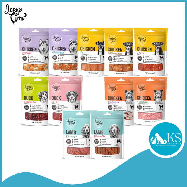 Jerky Time Dog Treats 80g Assorted Flavors Lazada Singapore