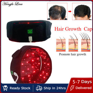 Hengfa Lina Red Light Hats For Hair Regrowth 70 Beads Light Therapy Warm Cap Treatment For Thinning Hair Comb Cap Anti Hair Loss Removable