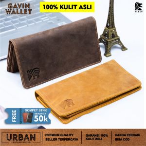 Dompet Pria Kulit REVEN GAVIN WALLET Panjang Lipat Dua Cowok Distro Premium Import Keren Terbaru