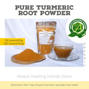Pure Turmeric Root Powder (50g/100g) or Capsule (50/100pcs) - Natural Wellness ni Pastor Vitto