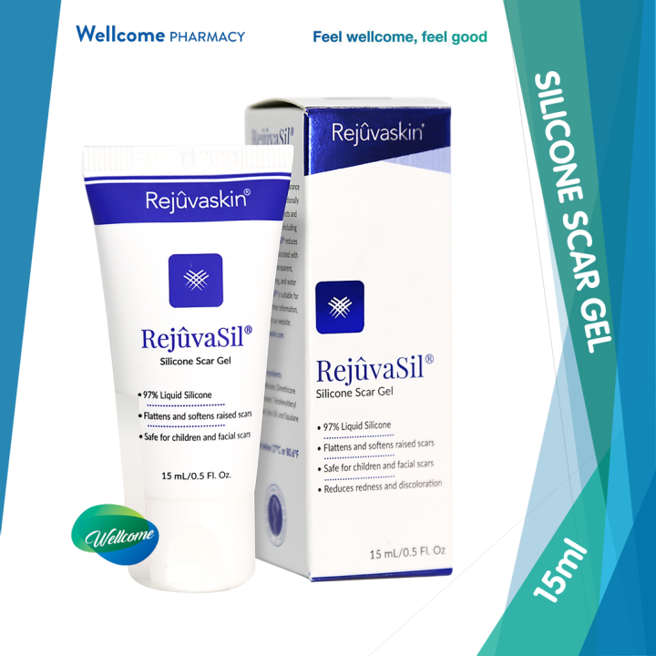 RejuvaSil Silicone Scar Gel with 97% Hospital Grade Liquid Silicone ...