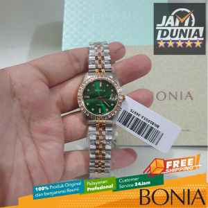 JAM BONIA ORIGINAL - BONIA BNB10553-3697S - Women CT - Stainless Steel - Hijau - JAMDUNIA / JAM DUNIA JD18 # JAM TANGAN WANITA JAM WANITA JAM ANTI AIR $ JAM TANGAN BONIA BNB10553 3697S BONIA BNB 10553 3697 BONIA BNB105533697 DEL01