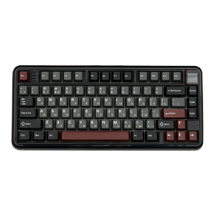 RU Layout MechLands Vibe 75 V2 Russian Version 75% Gasket-Mounted Hot-Swap Wired/Bluetooth/2.4GHz Wireless Mechanical Keyboard with TFT Screen