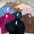 [Auth UniqIo] Áo Khoác Lông Cừu 2 Mặt Khóa Kéo Nữ - Tag Nhật. 