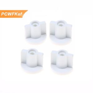 【PCWFKef】 Đai ốc thay thế cố định màu trắng đường kính 25 cm ren 6 mm dùng thay thế cho vít 6 mm lắp dưới nắp bồn cầu chất lượng cao.