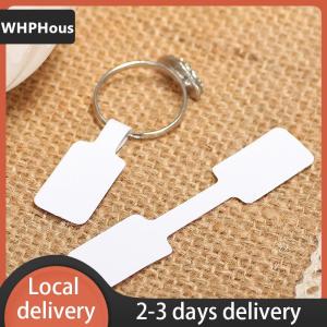 [COD] WHPHous Ship within 24 hours 100pcs White Price Label Tags with Hanging String Jewelry Stationery Shoes Cloth