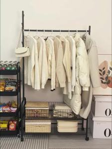 Laundry Rack Ceiling Clothes Hanging Rack Clothes Drying Rack Stand Laundry Rack Drying Rack Laundry Floor-standing foldable household indoor simple drying rack for balcony and bedroom