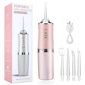 【SG Local Stock】Portable Electric Water Flossers Rechargeable Oral Irrigator 360° Deep Teeth Cleaning Device