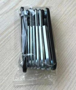 AE Bicycle repair tools 16 Combination 1 Bicycle accessory set for mountain bikes multifunctional internal and external hexagonal screwdriver and wrench
