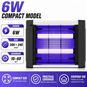 Electric Bug Zapper Mosquito Fly Insect Killer UV Light Lamp Indoor Home Restaurant 6W 8W 10W 12W