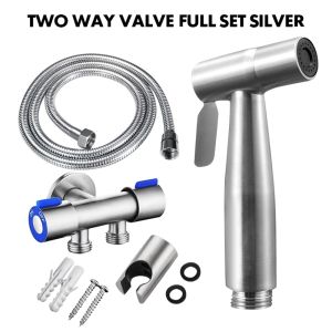 304 Stainless Steel Handheld Bidet Sprayer Set For Bathroom bidet and hose set