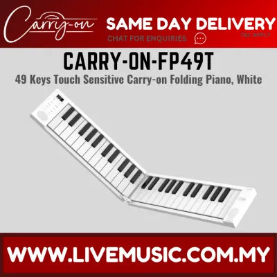 Blackstar CARRY-ON-FP49T Portable Folding Piano 49 Keys Touch - Black/White