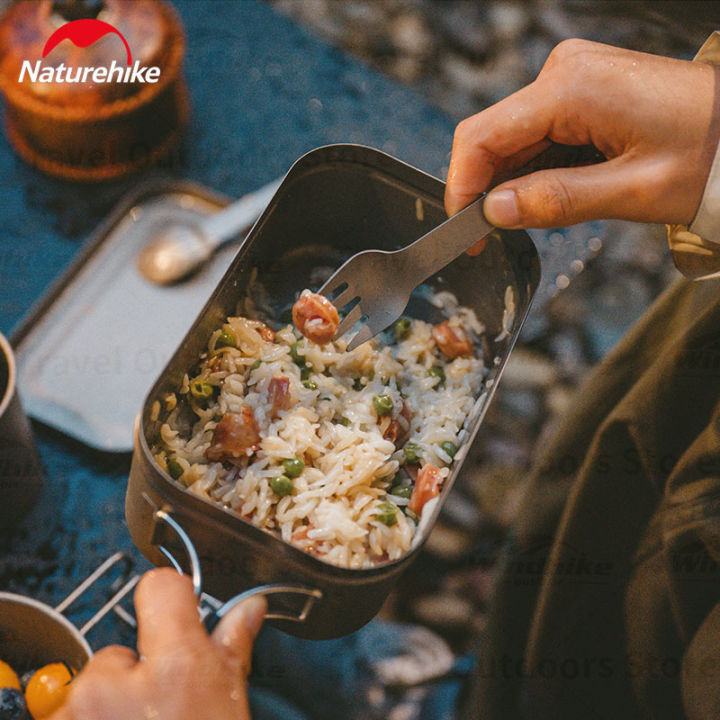 Naturehike%203-in-1%20Titanium%20Tableware%20Set%20Portable%20Ultralight%20Cutlery%20Spoon%20Fork%20Knife%20Bottle%20Opener%20Camping%20Hiking%20Backpacking%20Dining%20Utensil%20-%20Image%204