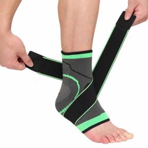 Ankle Brace Support Ankle Compression Sleeve Socks Adjustable Foot Support for Baseball Basketball Football Running