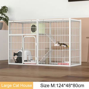 2/3 Layer Large Cat Cage Assemblable Cat House Large Space For Kitty