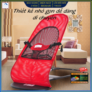 Ghế nhún ghế rung cao cấp cho bé với thiết kế 3 mức độ nhún tiện lợi cho bé dành cho bé sơ sinh tới 36 tháng tuổi bảo hành 2 năm