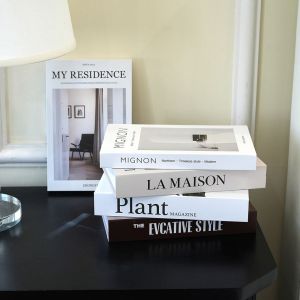OKDEALS Foldable Fake Books Ornament Book Shelf Display Photography Prop Decorative Book Fashion Simulation Book Home Decoration