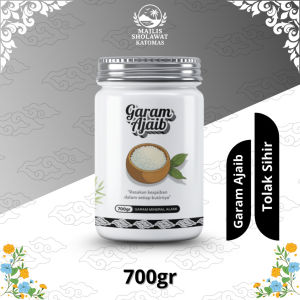 Garam Ajaib Khusus Tolak Sihir 700gr - untuk Kesehatan & Terapi Tubuh – Garam Ruqyah Alami Toples | Salt Herbal Penyembuhan & Relaksasi | Garam Ruqiyah Garam Ruqiah garam rukyah