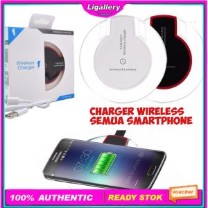 Wireless Charger Adaptor Android IOS Travel fast charging Cepat Mengisi