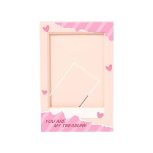 Tabletop Mini Photo Frame For 3Inch Photos Plastic Colorful Vertical Display Picture Holders Frame Modern Home Decors