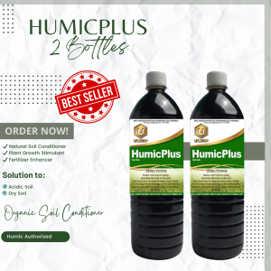 (BUY 2 500ml) Humic Plus Soil Conditioner Plant Growth 100%Organic(500ml)