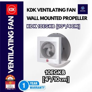 KDK 10EGKB [10cm/4"] / 15EGKB [15cm/6"] WALL MOUNTED VENTILATING FANS