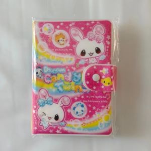 FEATSHOP64FE8 Khóa bằng nút bấm Bìa đựng tài liệu rời Phong cách cổ điển Họa tiết thỏ hoạt hình Bìa sổ tay rời Không có trang bên trong Bìa sổ lưu niệm Tự làm album ảnh thủ công