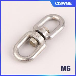 CISWGE 1 cái M4 M5 M6 M8 xoay vòng phổ quát 8 hình dạng dỡ còng dây dây khóa chuỗi kết nối khóa 304 thép không gỉ