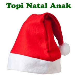 Topi Santa Clause / Topi Natal / Christmas Hat / Topi Sinterklas