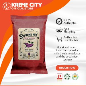 TOP Creamery Supreme Mix Purple Yam Soft Serve Ice Cream Powder Premix 1kg