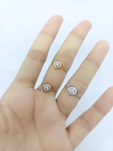 Cincin Love Corr Mp / Cincin Perak Asli Silver925 Lapis Emas/ Cincin Fashion Wanita