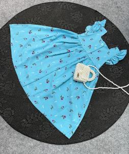 Jimmedy.id - Dress Anak Perempuan Imut Bunga Bahan Crincle Premium Untuk Umur 3 - 7 Tahun