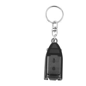 OMQAIO Stainless Foldable Manicure Durable Ultra-thin Nail Clipper Portable with Nail File Mini Nail Trimmer