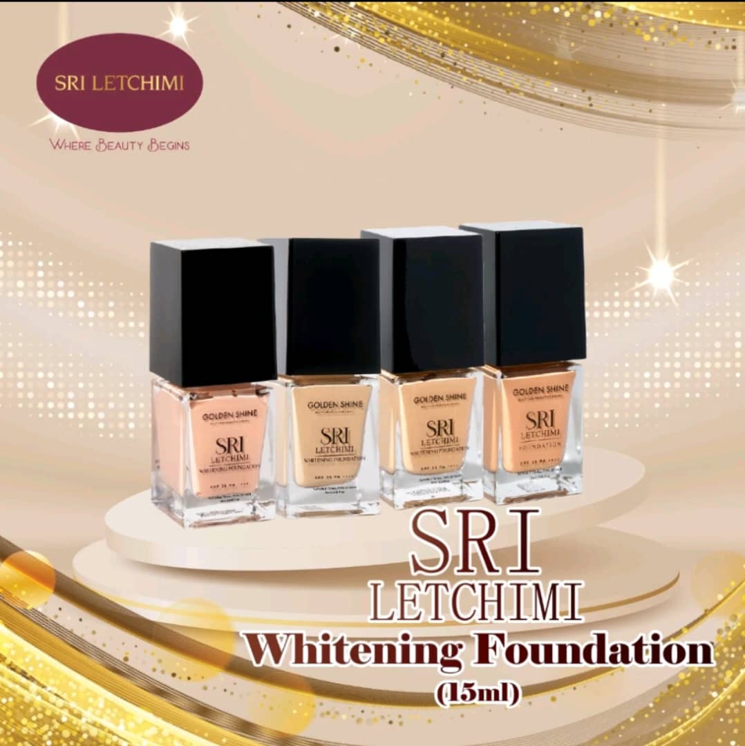 SRI LETCHIMI WHITENING FOUNDATION 15 ML