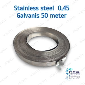 Stainless Steel Band 50 Meter/ Stainless Belt/ Stainless Strap PLN /Telkom pengikat accessories tiang