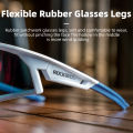 ROCKBROS HD Cycling Sunglasses Polarized Anti-UV MTB Shades Ultralight Photochromic Unisex Road Bicycle Glasses. 