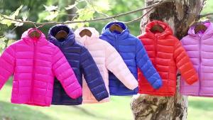 1-10 Years Baby Girls Boys Parka Light Jacket Kids Hood Duck Down Coat Spring Winter Clothes Outerwear㏇X0422