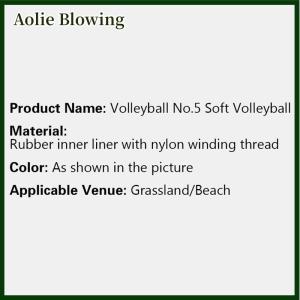 Aolie Bóng chuyền thể thao ngoài trời bóng chuyền bãi biển trẻ em đào tạo bóng chuyền phong cách cạnh tranh chuyên nghiệp bóng chuyền kích thước 5 trong nhà